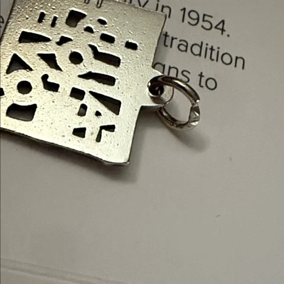 James Avery Retired Faith Hope Love 3D sterling silver charm EUC cut - Picture 4 of 7